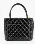 Chanel Classic Style Reprint Tote Hand Bag Patent Enamel Tote Bag