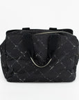 Chanel Old Travel Line Nylon Tiger Tote Bag