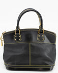 Louis Vuitton Suhali Lockit PM Black Tote Bag