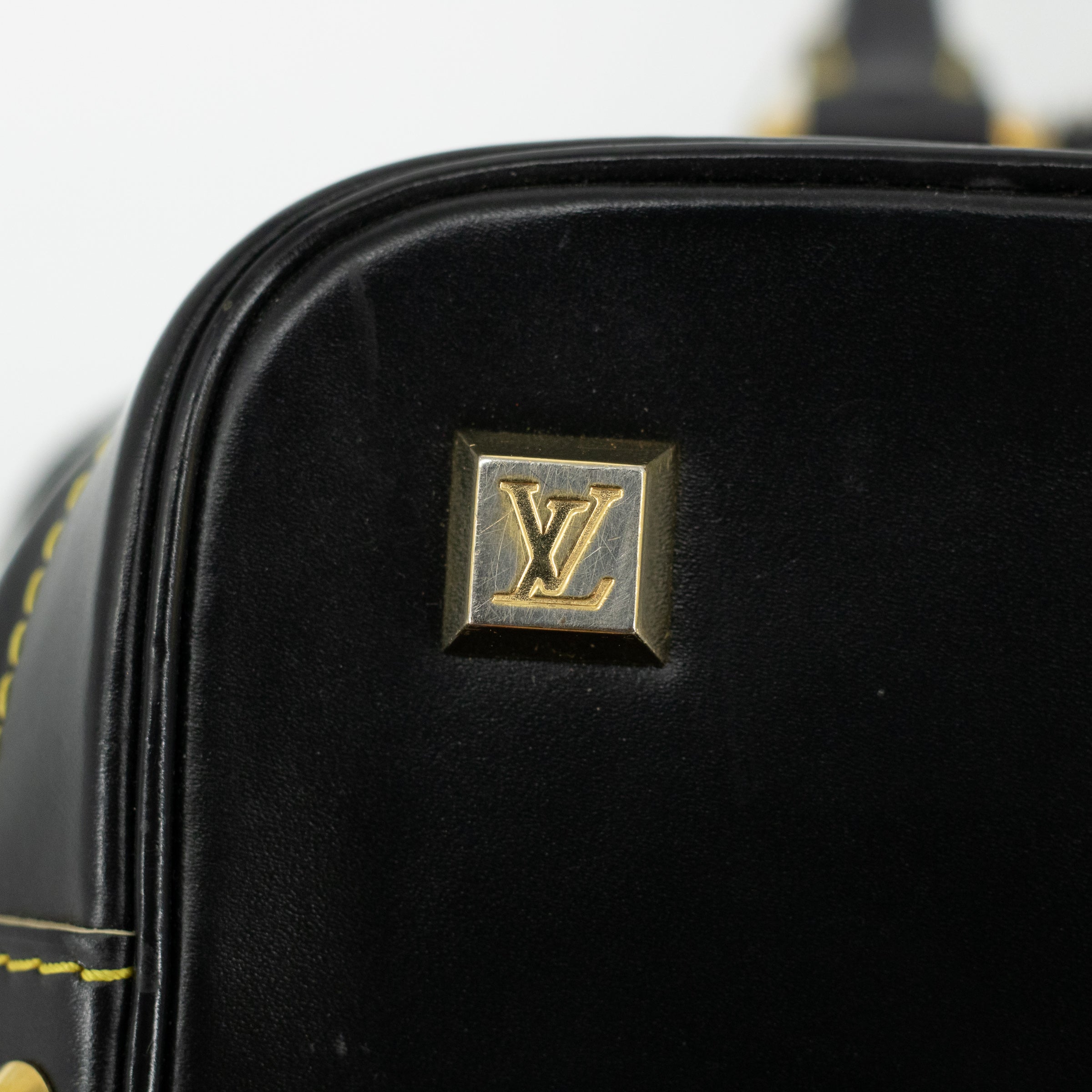 Louis Vuitton Suhali Lockit PM Black Tote Bag