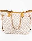 Louis Vuitton Damier Azur Neverfull MM Tote Bag 