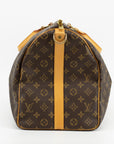 Louis Vuitton Monogram Keepall Bandouliere 50 Canvas Travel Bag