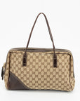 Gucci GG Canvas Britt Boston Shoulder Bag 