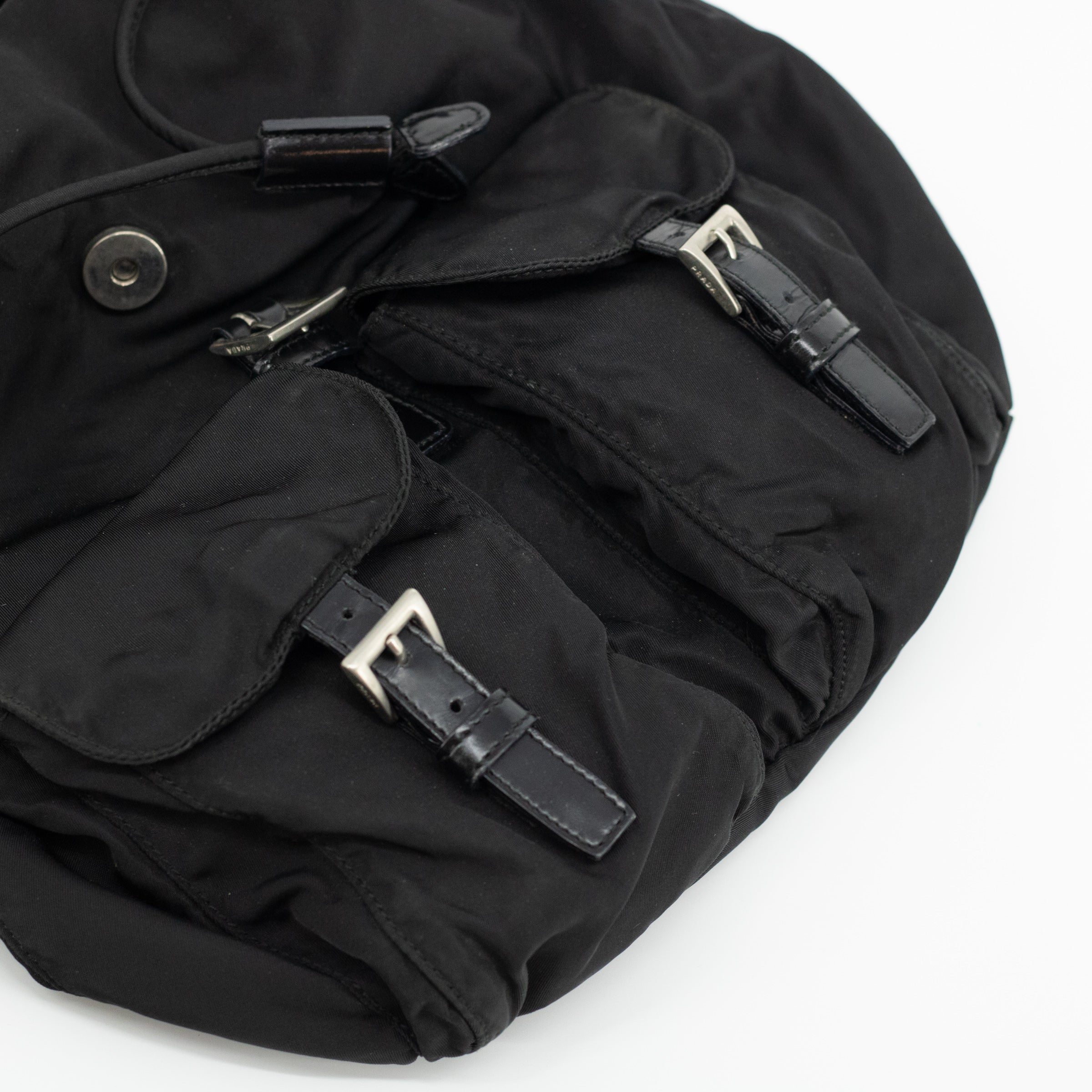 Prada Nylon Black Small Backpack 