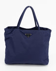 Prada Blue Nylon Tote Bag 