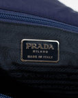 Prada Blue Nylon Tote Bag 