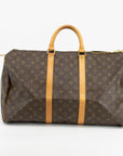 Louis Vuitton Monogram Brown Canvas Keepall 50 