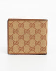 Gucci GG Canvas MLB Yankees Bifold Wallet 