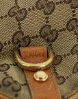 Gucci Brown GG Canvas Abbey D Ring Shoulder Bag 