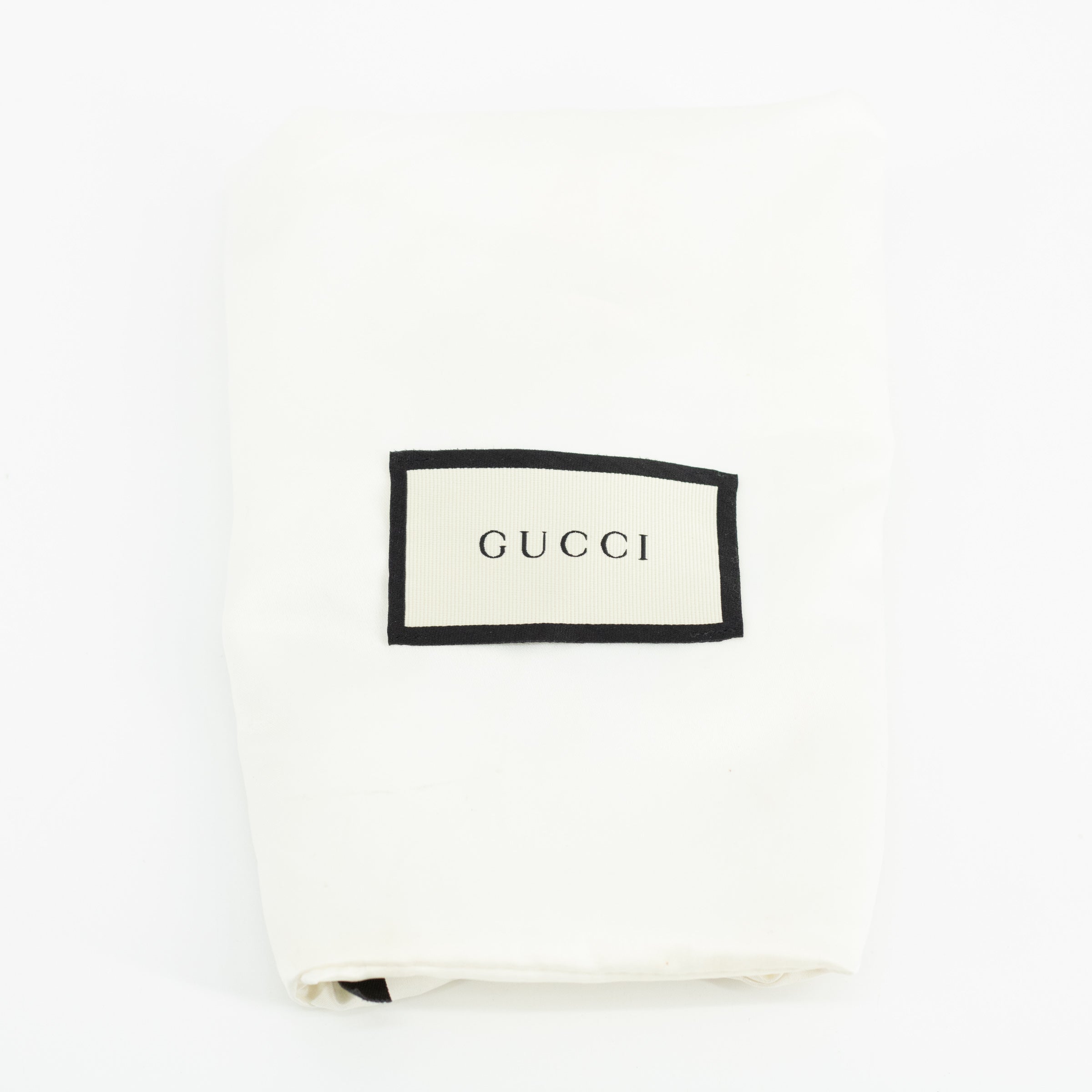 Gucci Ivory Lizard Embossed Leather Shoulder Bag 