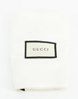 Gucci Ivory Lizard Embossed Leather Shoulder Bag 