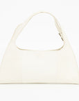 Gucci Ivory Lizard Embossed Leather Shoulder Bag 