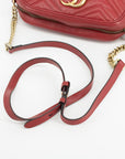 Gucci Red Marmont Shoulder Bag  