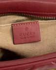 Gucci Red Marmont Shoulder Bag  