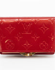 Louis Vuitton Vernis Red Kisslock Wallet 