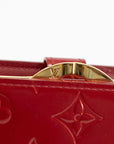 Louis Vuitton Vernis Red Kisslock Wallet 