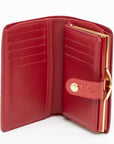 Louis Vuitton Vernis Red Kisslock Wallet 