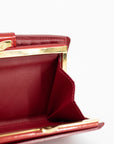 Louis Vuitton Vernis Red Kisslock Wallet 