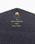 Louis Vuitton Navy Empriente Long Sarah Wallet 