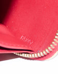 Louis Vuitton Vernis Red Zippy Wallet 