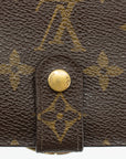 Louis Vuitton Monogram Brown Kisslock Wallet 