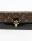 Louis Vuitton Monogram Black Portefeuille Cherrywood Wallet 