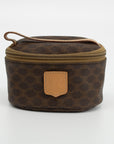 Celine Mini Vanity Case in Brown Macadam Canvas 