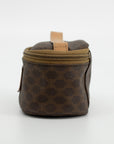 Celine Mini Vanity Case in Brown Macadam Canvas 