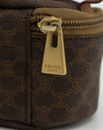 Celine Mini Vanity Case in Brown Macadam Canvas 