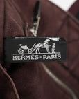 Hermes Fourre-Tout PM in Navy and Maroon Canvas 