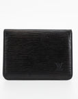 Louis Vuitton Black Epi Card Case 