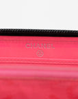 Chanel Black Cambon Line Long Zip Wallet 