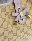 Gucci GG Canvas Princy Lilac Tote Bag 