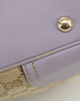 Gucci GG Canvas Princy Lilac Tote Bag 