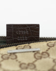 Gucci GG Canvas Brown Boat Pochette 