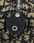 Christian Mini Boston Trotter Beige x Navy Handbag 