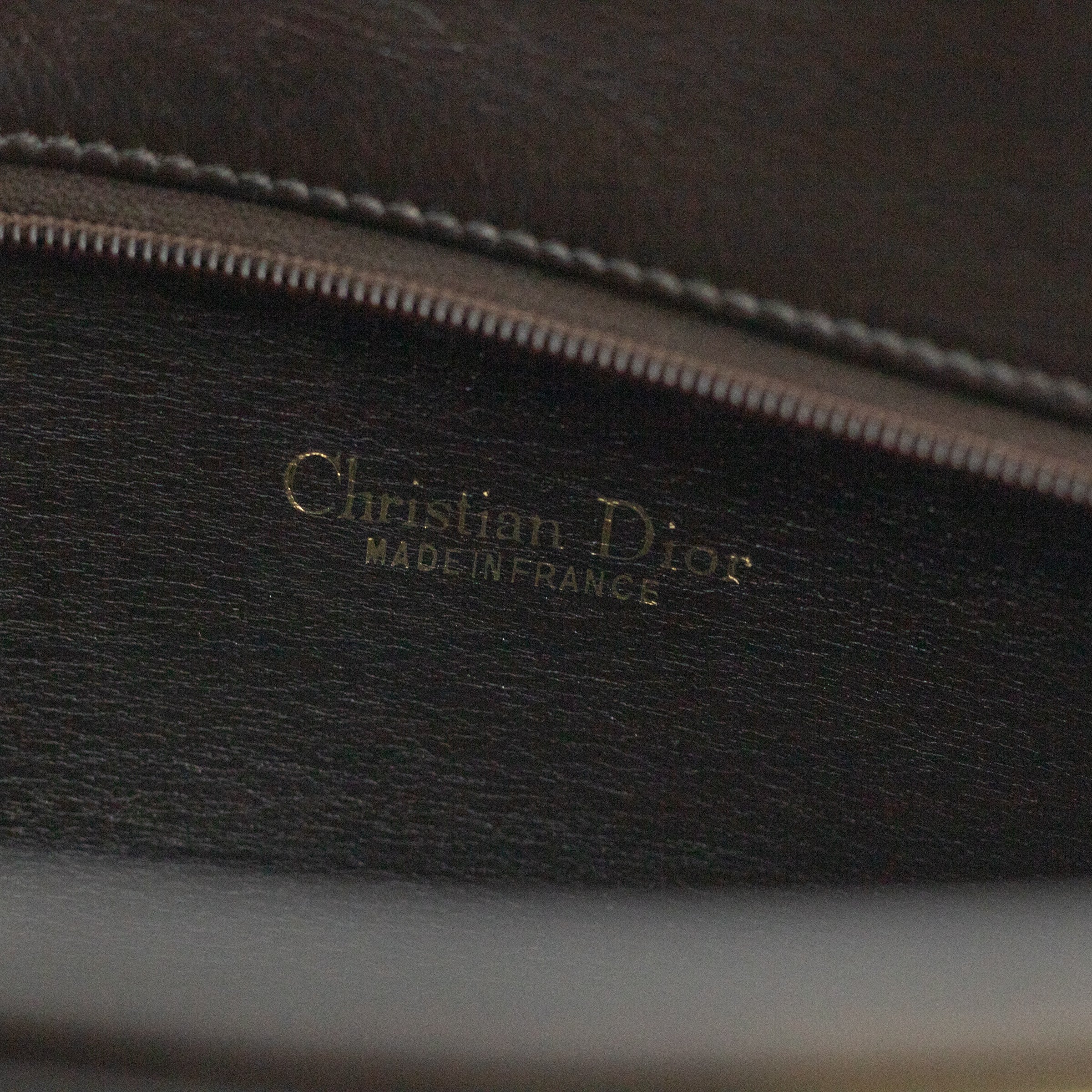 Christian Dior Vintage Trotter Brown Shoulder Bag 