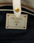 Prada 2-Way Denim Saffiano Tote Bag 