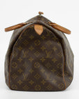 Louis Vuitton Monogram Speedy 40 Brown Handbag 