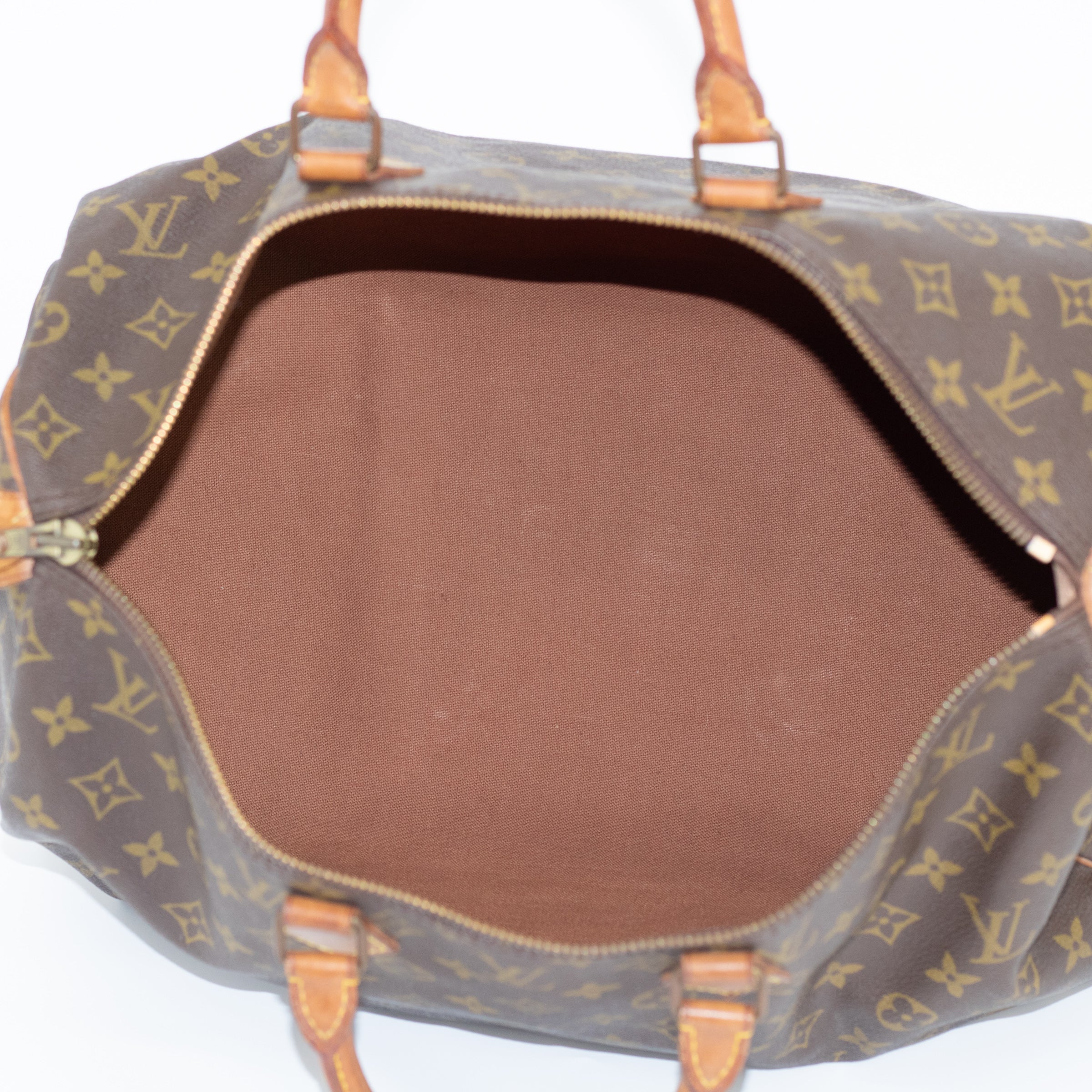 Louis Vuitton Monogram Speedy 40 Brown Handbag 