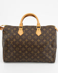 Louis Vuitton Monogram Canvas Speedy 35 Boston Handbag 