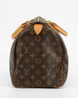 Louis Vuitton Monogram Canvas Speedy 35 Boston Handbag 