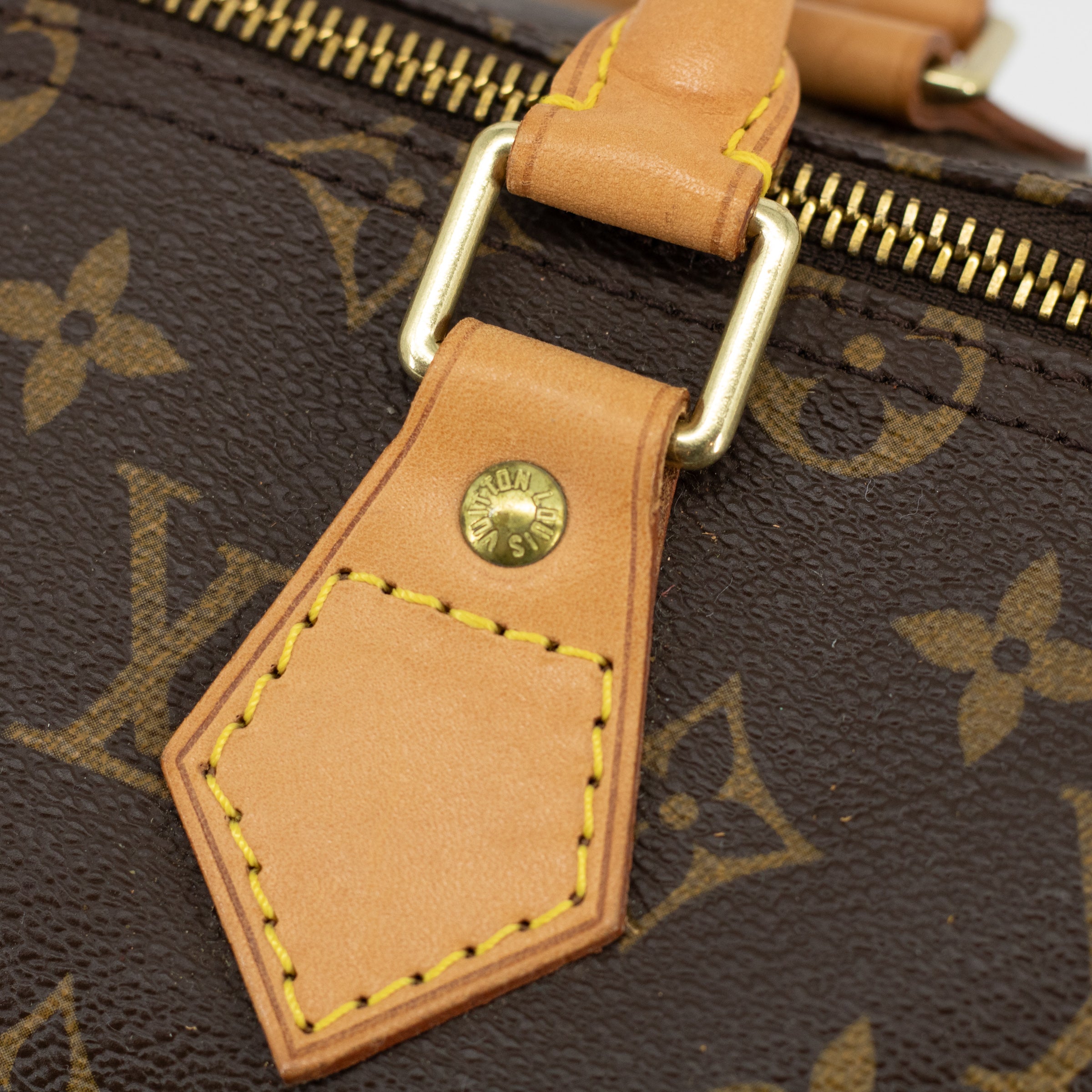 Louis Vuitton Monogram Canvas Speedy 35 Boston Handbag 