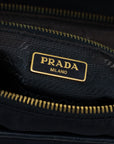 Prada Nylon Tessuto / Saffiano Leather Blue Crossbody Bag 