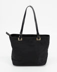 Prada Black Nylon Tessuto Triangle Shoulder Bag 