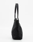 Prada Black Nylon Tessuto Triangle Shoulder Bag 