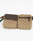 Gucci GG Canvas Sherry Brown Bum Bag 