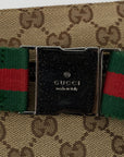 Gucci GG Canvas Sherry Brown Bum Bag 