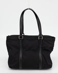 Prada Black Nylon Tessuto Shoulder Bag 