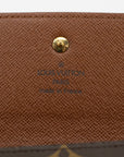 Louis Vuitton Monogram Brown Porte Tresor International Wallet TH0054 